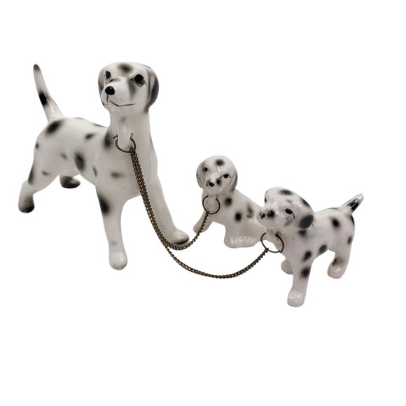 Vintage Relco Dalmation Dog Mother Puppies Figurine Made in Japan Handpainted - Picture 7 of 12